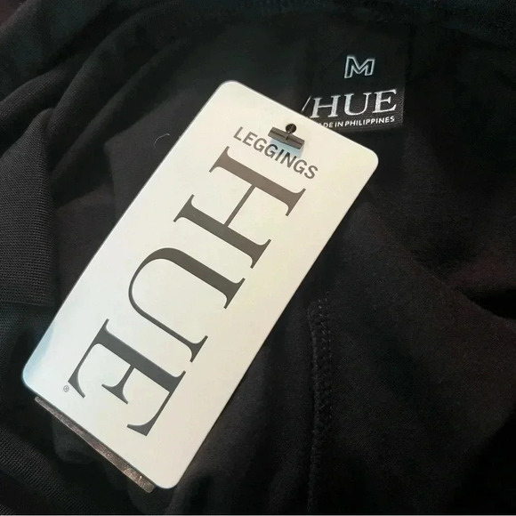 Hue Medium Ultra Leggings with Wide Waistband Black - Picture 2 of 5